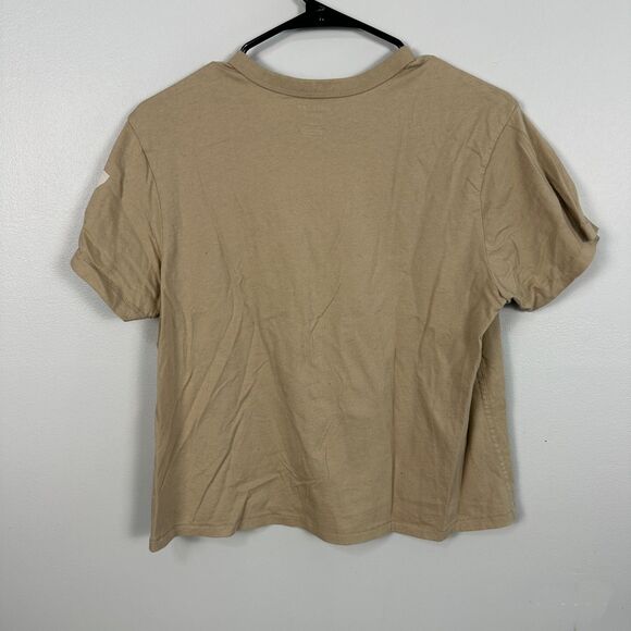 American Eagle Womens Medium New York Short Sleeve Cropped T-Shirt Tee - Picture 2 of 3